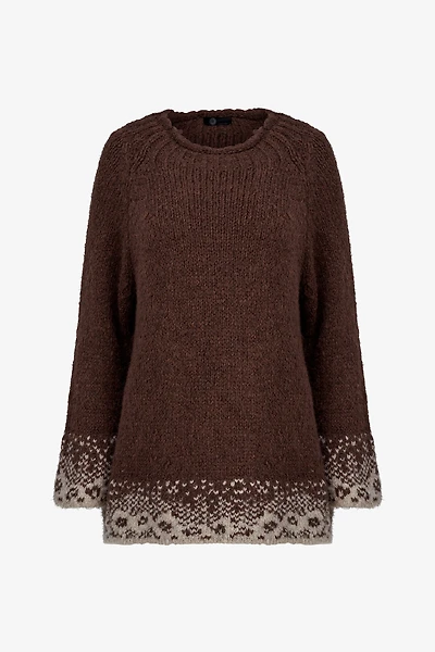 Women's Knit Oversized Sweater | M