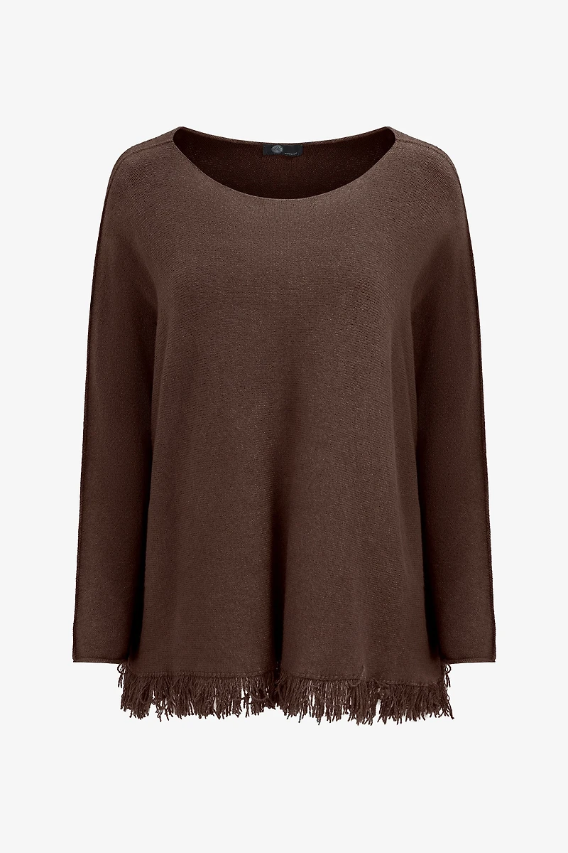 Women's Boat-Neck Long Sleeve Sweater | M