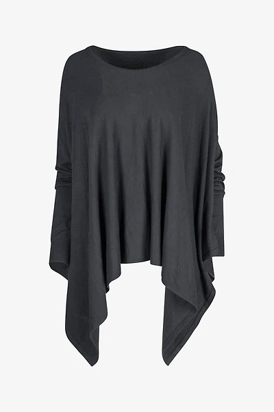 Women's Knit Oversized Long Sleeve Wide-Neck Sweater | M