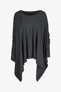 Women's Knit Oversized Long Sleeve Wide-Neck Sweater | M