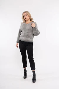 Women’s Knit Long Sleeve Sweater | M