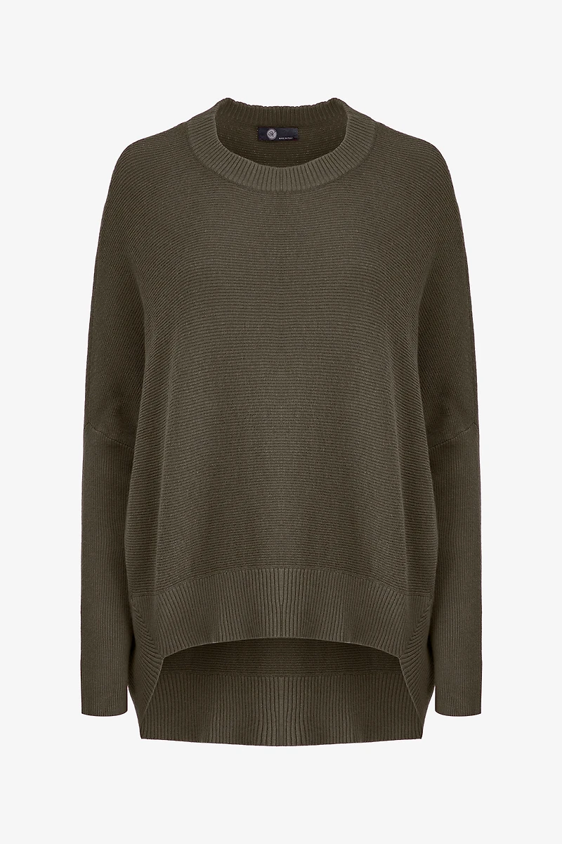 Women's Knit Crew-Neck Sweater | M
