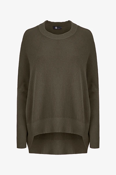 Women's Knit Crew-Neck Sweater | M
