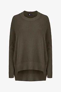 Women's Knit Crew-Neck Sweater | M