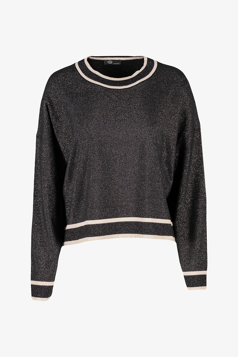Women's Knit Crew-Neck Sweater | M