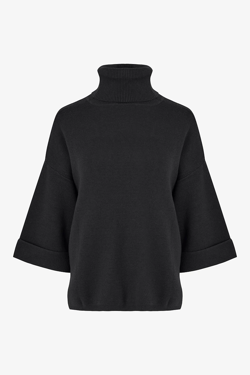 Women's Knit Turtleneck Sweater | M