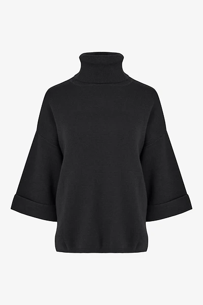 Women's Knit Turtleneck Sweater | M