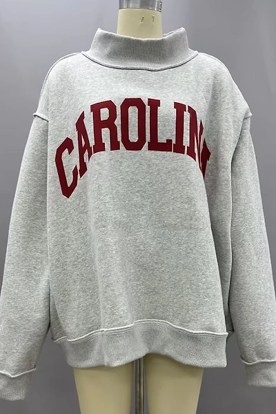 CAROLINA Reversible Mockneck Sweatshirt