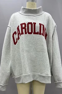 CAROLINA Reversible Mockneck Sweatshirt