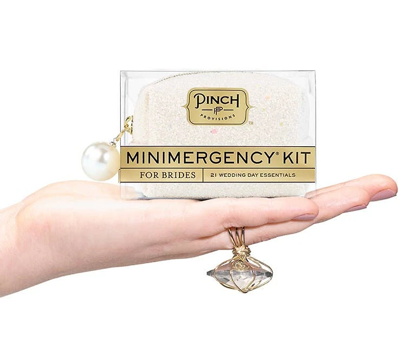 White Minimergency Kit for Brides