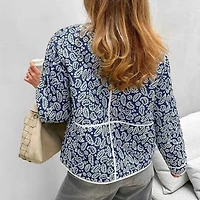 Blue Vintage Quilted Jacket