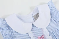 Blue and Pink Bow Ruffle Baby