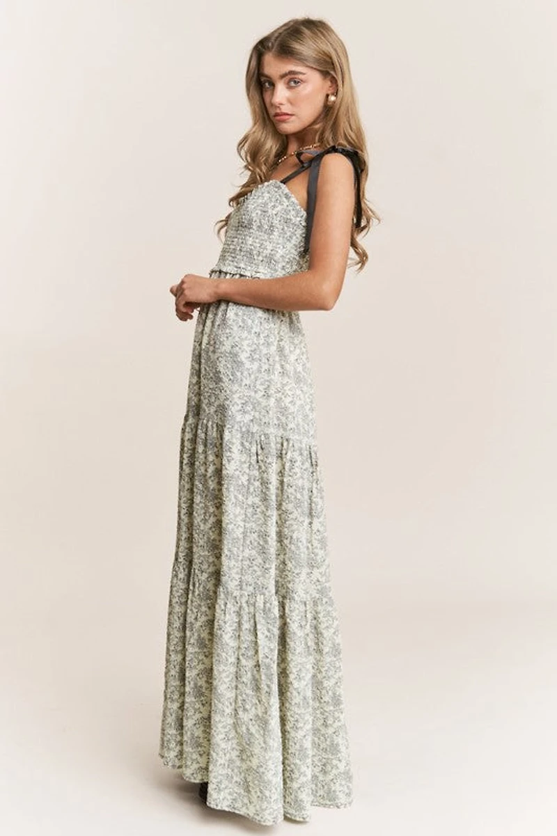 Shoulder Strap Maxi Dress