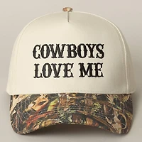 Cowboy Love Me Embroidery Camo