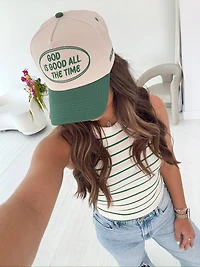 Green God is Good Trucker Hat