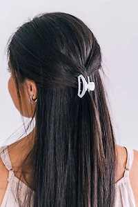 Coconut White Tiny Open Hair Clip