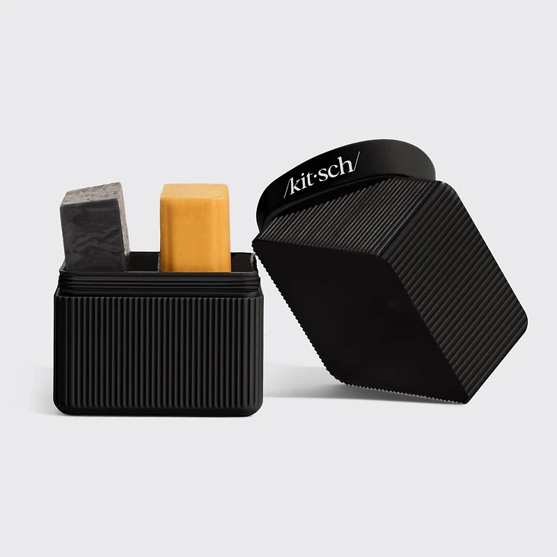 2-Compartment Travel Case - Black