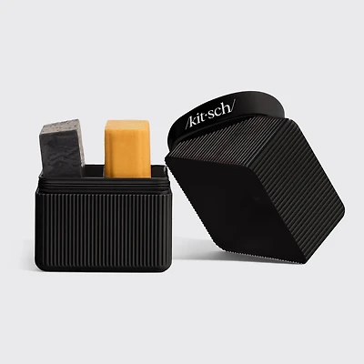 2-Compartment Travel Case - Black