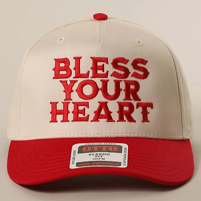 Bless Your Heart Trucker Hat/ Red