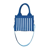Blue Striped Mini Tote