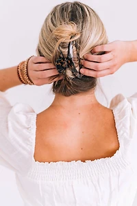 Open Hair Clip | Large |  Tortoise