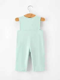Western Horse Embroidery Boys Jonjon Romper