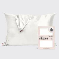 Ivory Satin Pillowcase