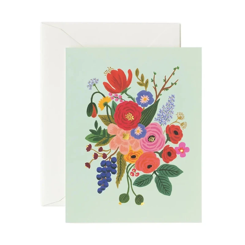 Garden Party Mint Card