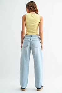 Light Blue Slight Barrel Straight