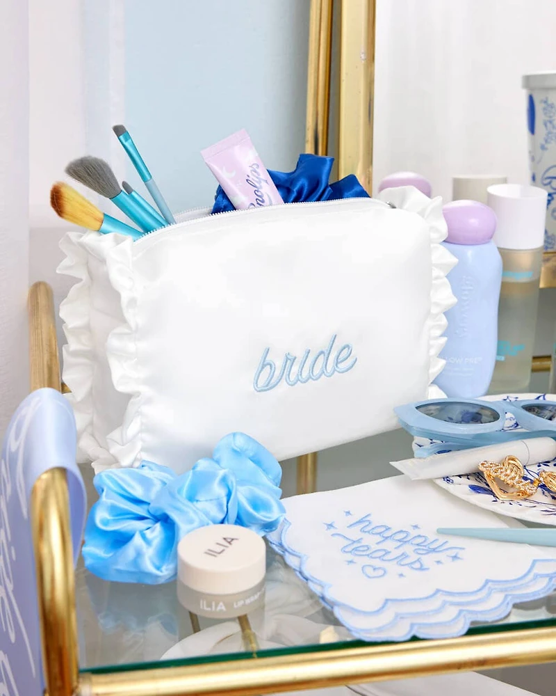 White Bride Beauty Cosmetic Bag