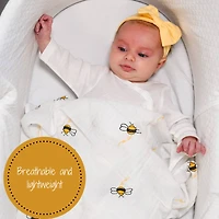 Bee-utiful Baby Swaddle Blanket