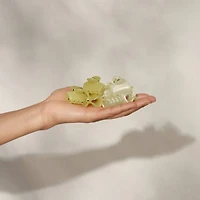 Mini Jelly Cloud Clips Butter Yellow