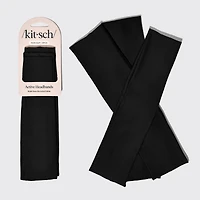 Recycled Active Headbands 3pc Set- Black