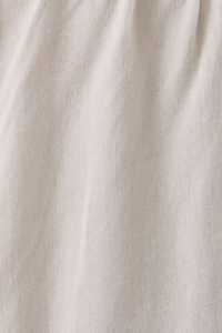 White Lace Trim Top