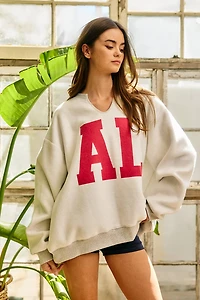 Alabama Reversible Oversized Pullover