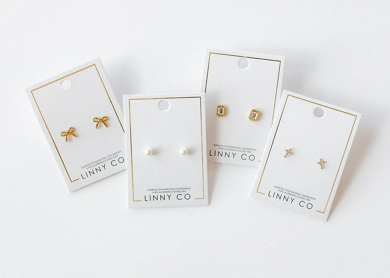 Screwback Stud Earrings Payton Pearl