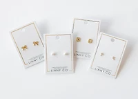 Screwback Stud Earrings Payton Pearl