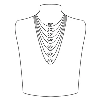 18k Gold Turquoise Rhinestone Tennis Chain Necklace