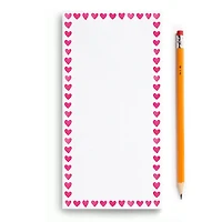 Mini Hearts Frame Market Notepad