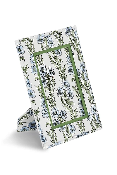 Blue & Green Floral Picture Frame