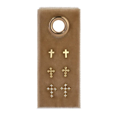 Multi Cross Velvet Set