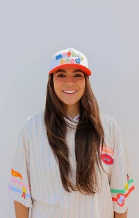 Patchwork & Light Blue Motherhood Trucker Hats