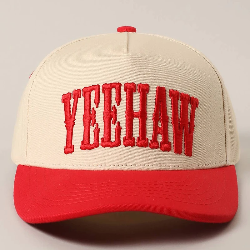 YEEHAW Trucker Hat/ Red