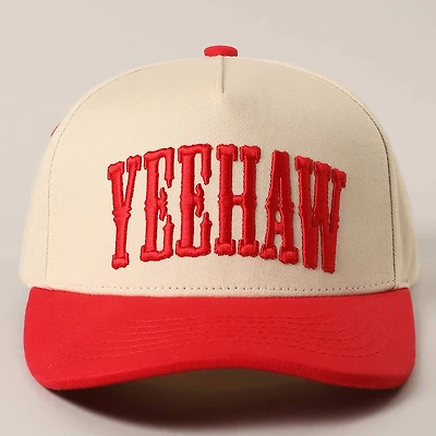 YEEHAW Trucker Hat/ Red