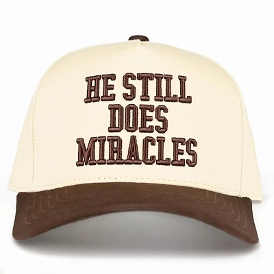 Brown He Still Does Miracles Hat