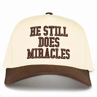 Brown He Still Does Miracles Hat