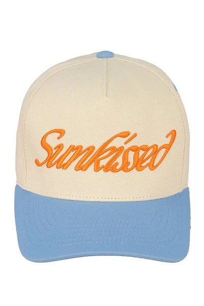 Sunkissed Embroidered Cotton Baseball Cap