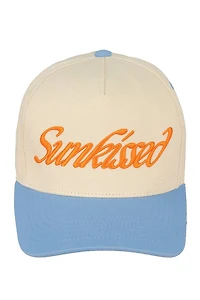 Sunkissed Embroidered Cotton Baseball Cap