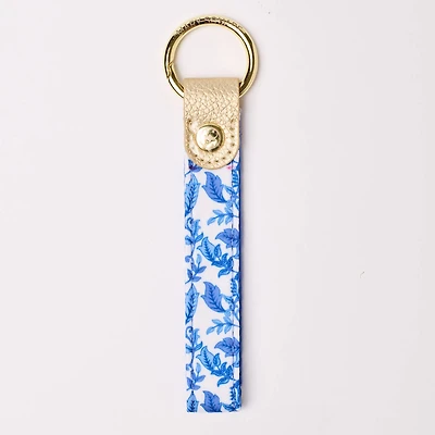 Key Fob Skinny Porcelain Vines
