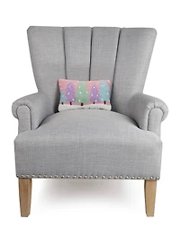 Snowy Bright Forest Hook Pillow